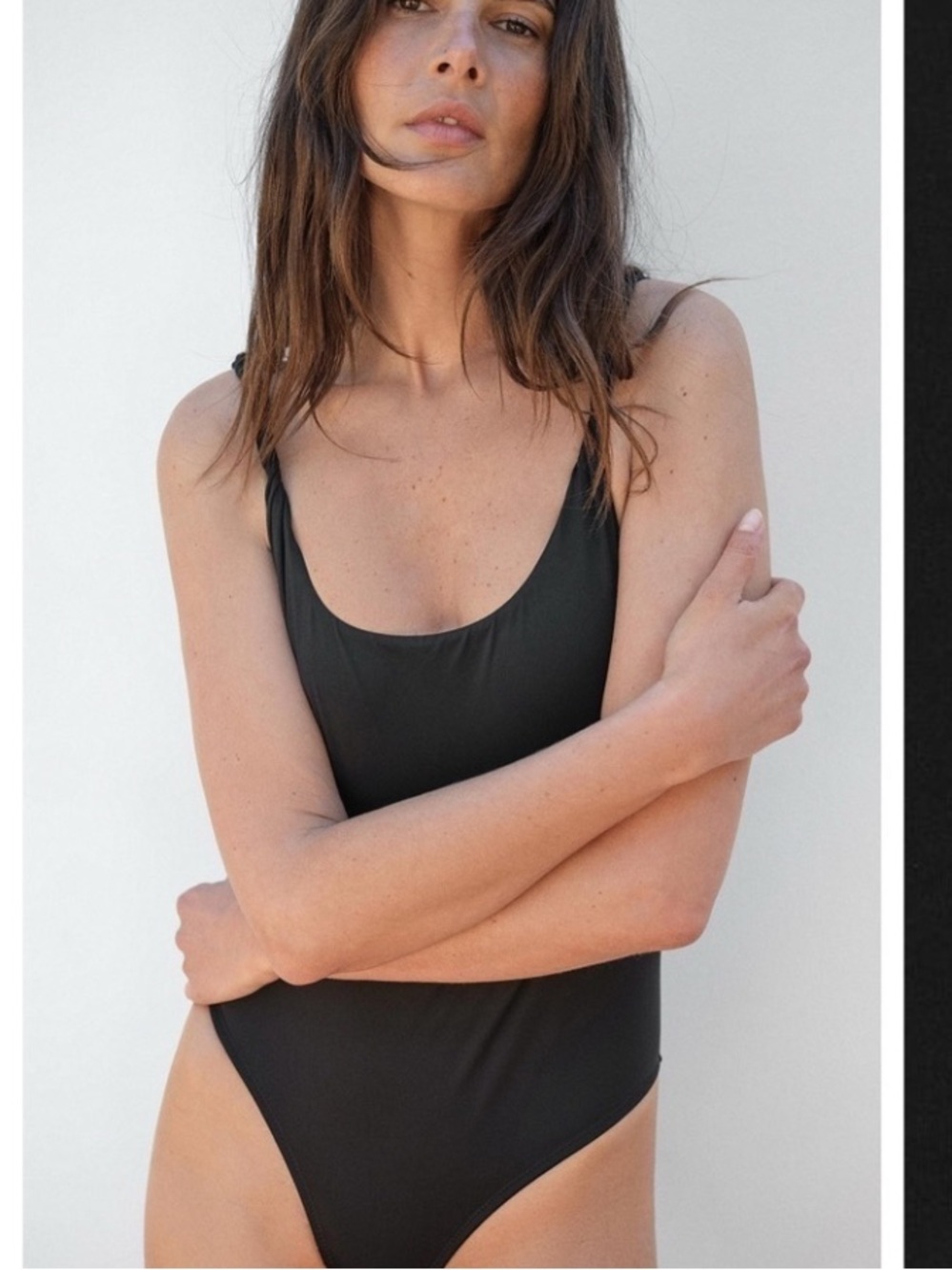 NWT Massimo Dutti One Piece Swimsuit with Twist Straps
